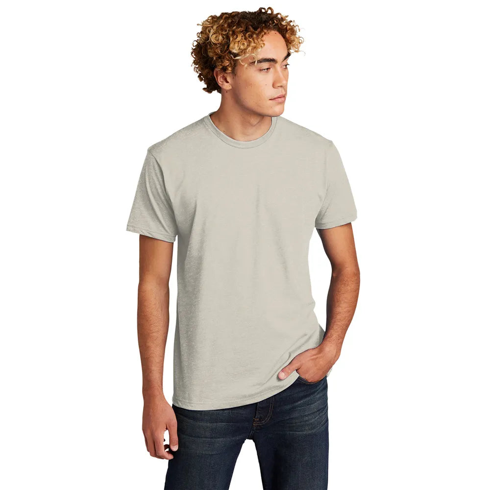 Next Level Apparel Unisex CVC Tee Decorated - Sand Grey