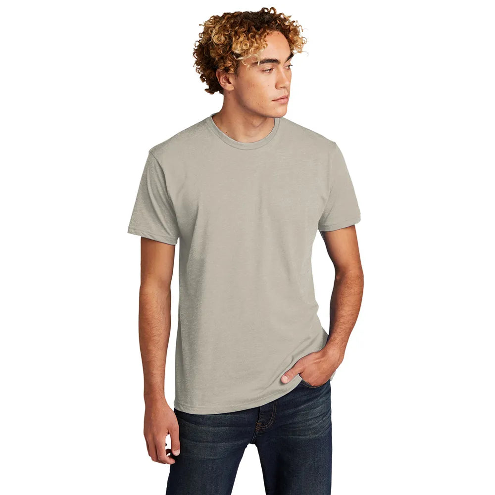 Next Level Apparel Unisex CVC Tee Decorated - Silk Grey