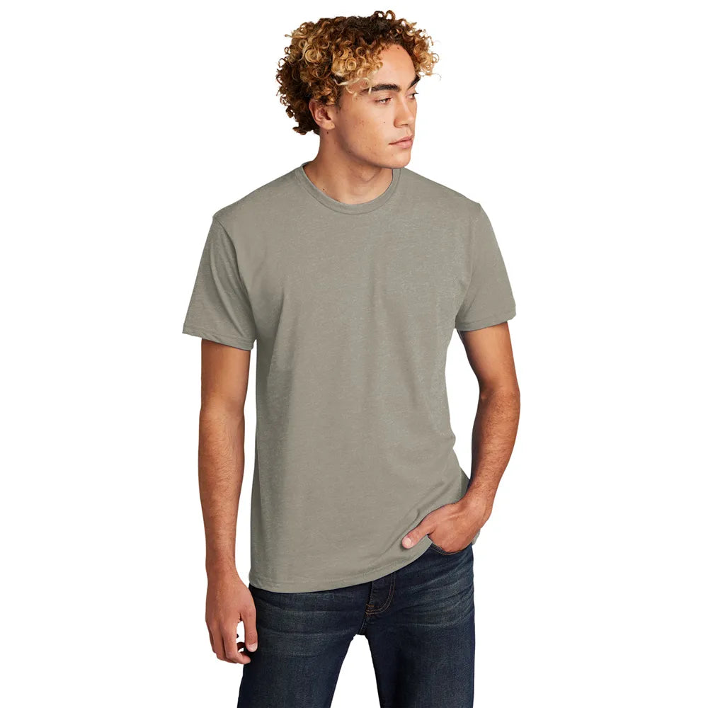Next Level Apparel Unisex CVC Tee Decorated - Stone Gray