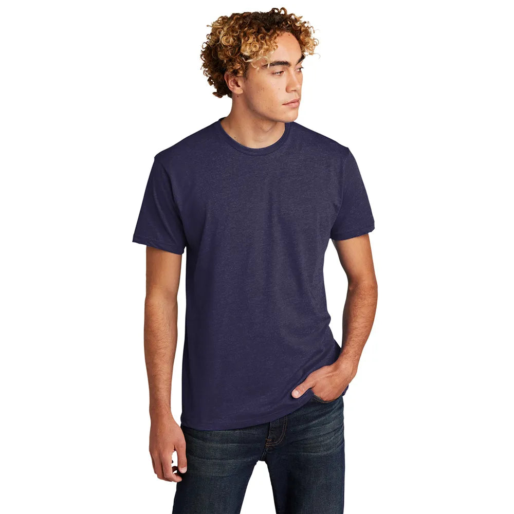 Next Level Apparel Unisex CVC Tee Decorated - Storm Blue