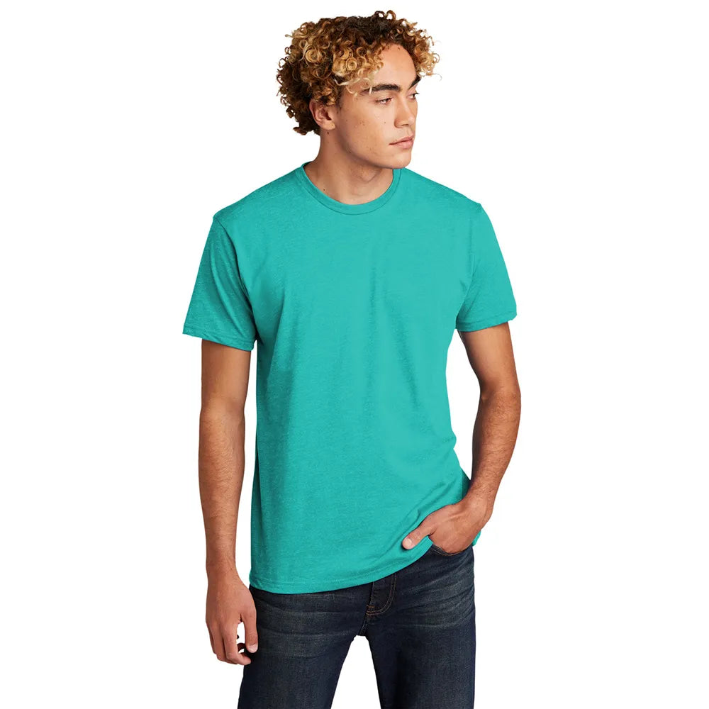 Next Level Apparel Unisex CVC Tee Decorated - Tahiti Blue