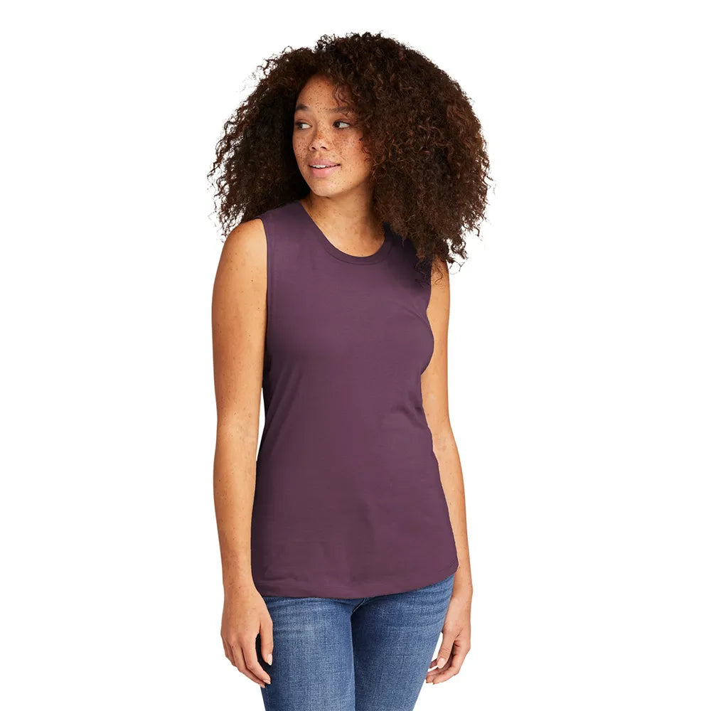 Next Level Apparel Women’s Festival Muscle Tank Decorated - Shiraz Purple