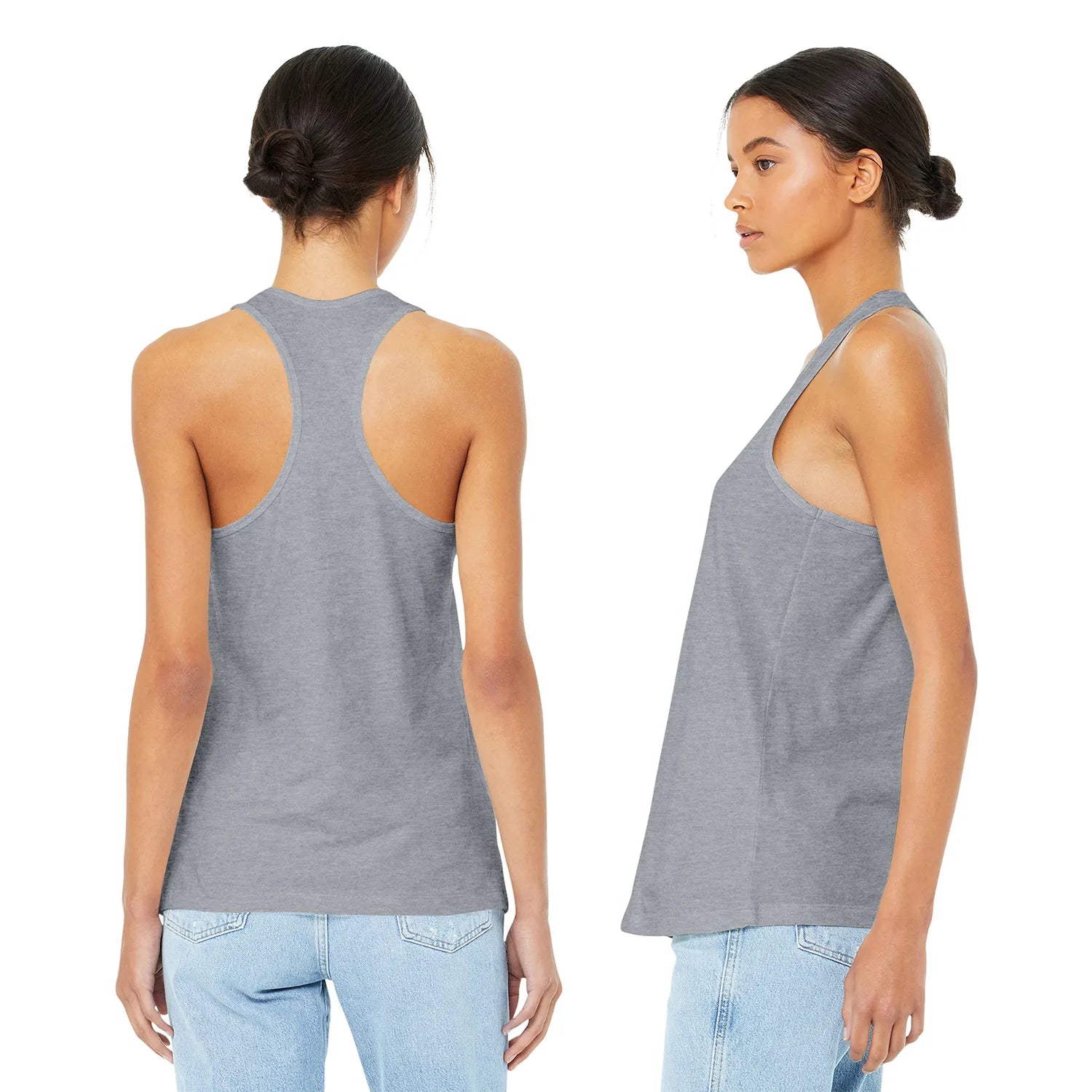 BELLA+CANVAS Decorated Women’s Jersey Racerback Tank