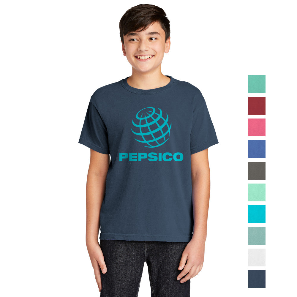 Comfort Colors Youth Heavyweight Ring Spun Tee Decorated