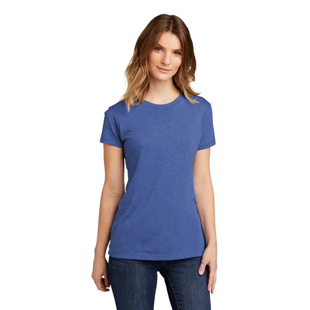 Next Level Apparel Women’s Tri-Blend Tee Decorated - Vintage Royal Blue