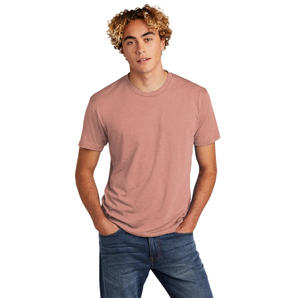 Next Level Apparel Unisex Tri-Blend Tee Decorated - Desert Pink
