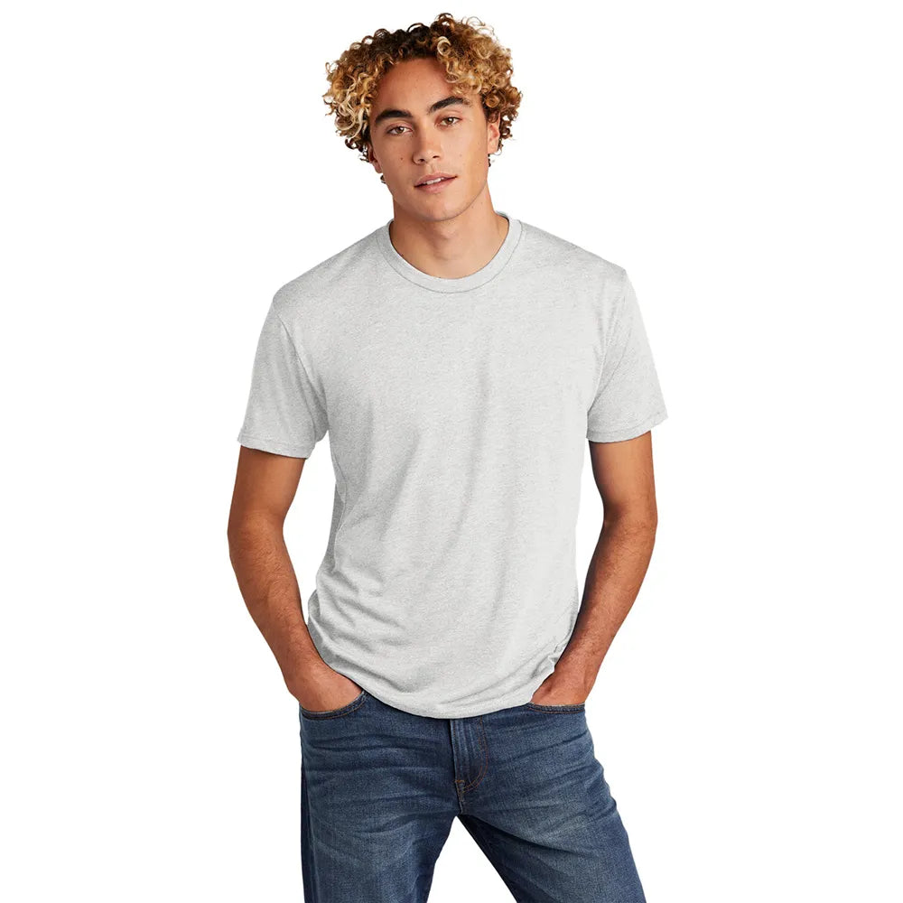 Next Level Apparel Unisex Tri-Blend Tee Decorated - Heather White