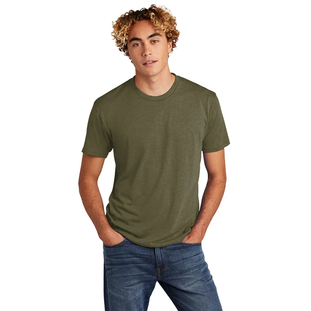 Next Level Apparel Unisex Tri-Blend Tee Decorated - Macchiato Grey