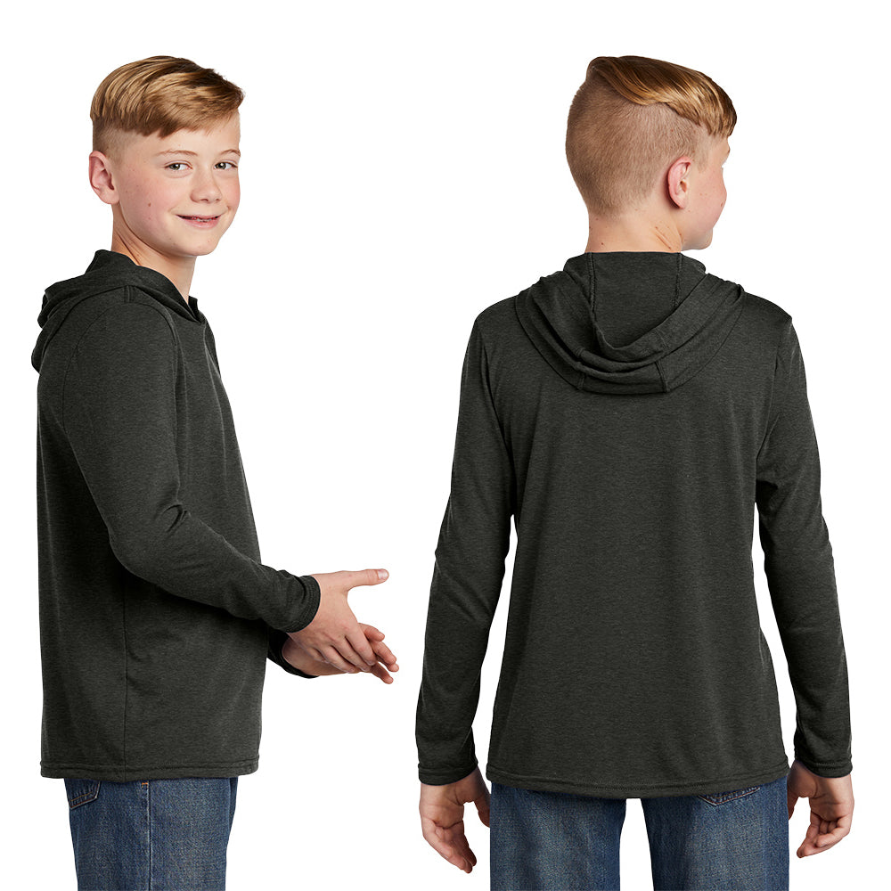 District District Youth Perfect Tri Long Sleeve Hoodie - Deep Royal Blue (PMS 7687C)