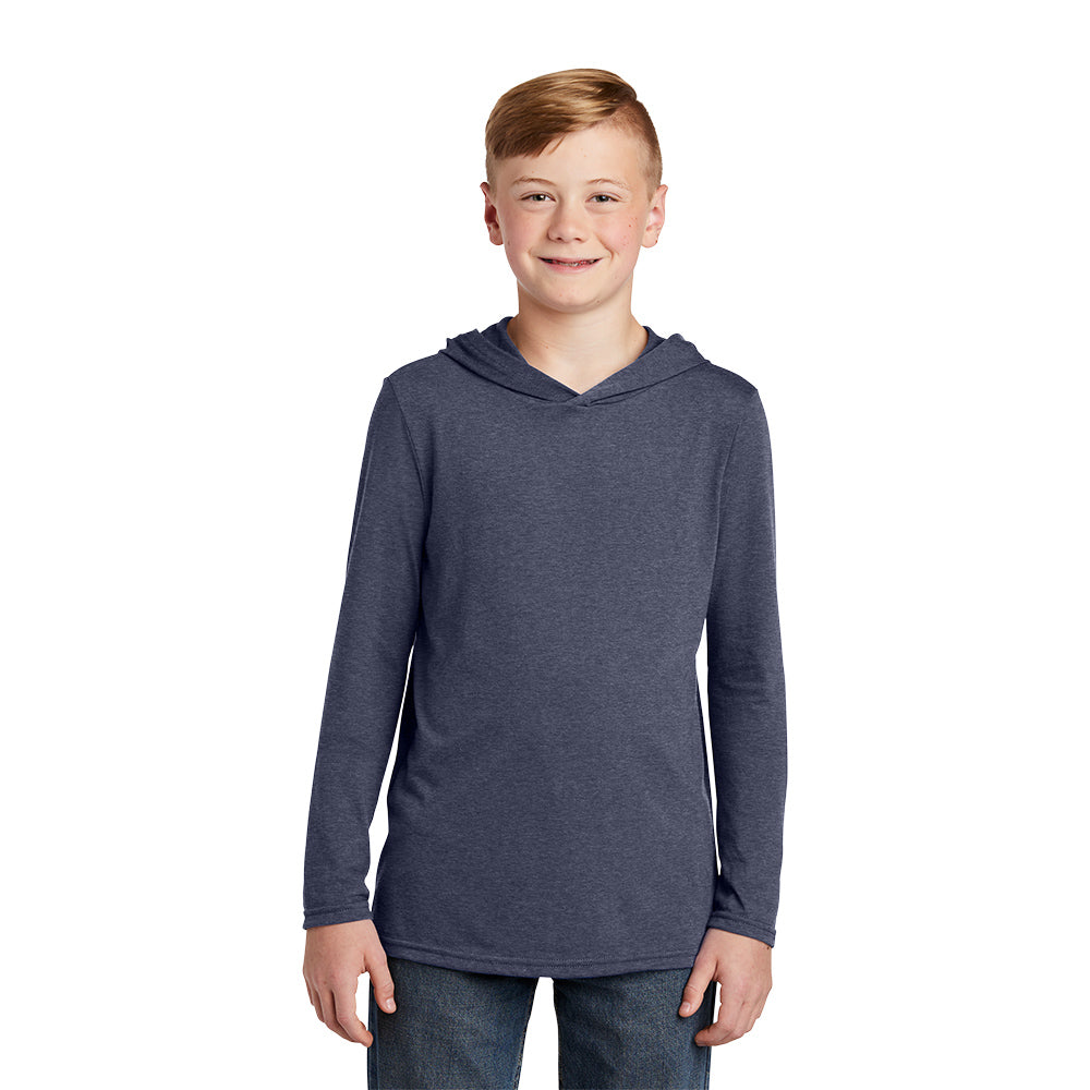 District District Youth Perfect Tri Long Sleeve Hoodie - White