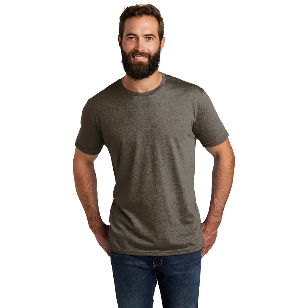 Allmade Unisex Tri-Blend Tee Decorated - Fairly White