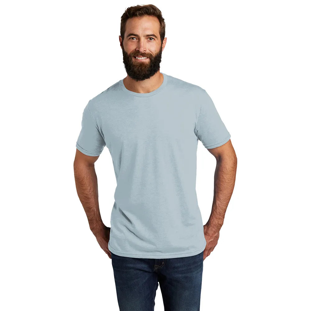Allmade Unisex Tri-Blend Tee Decorated - Rebel Blue