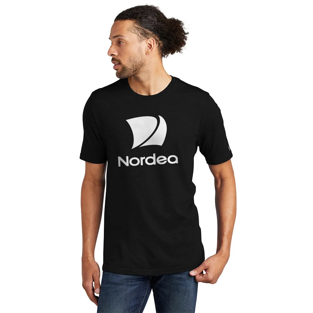 New Era Tri-Blend Tee Decorated - Black Solid