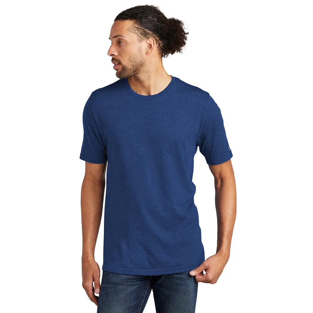 New Era Tri-Blend Tee Decorated - True Navy Blue