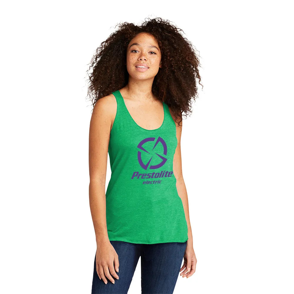 Next Level Women’s Tri-Blend Racerback Tank Decorated - Envy Green