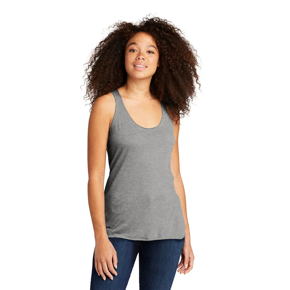 Next Level Women’s Tri-Blend Racerback Tank Decorated - Premium Grey Heather