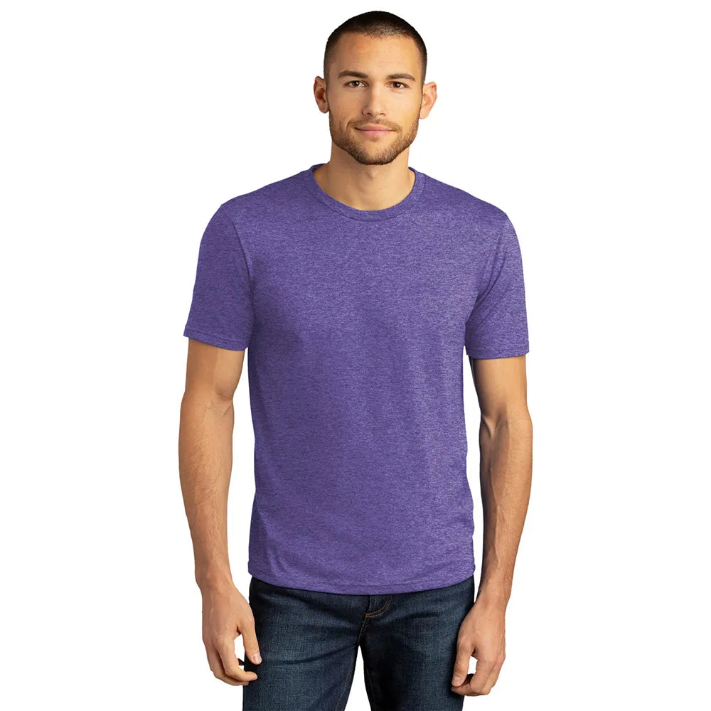 District Perfect Tri DTG Tee Decorated - Red Frost