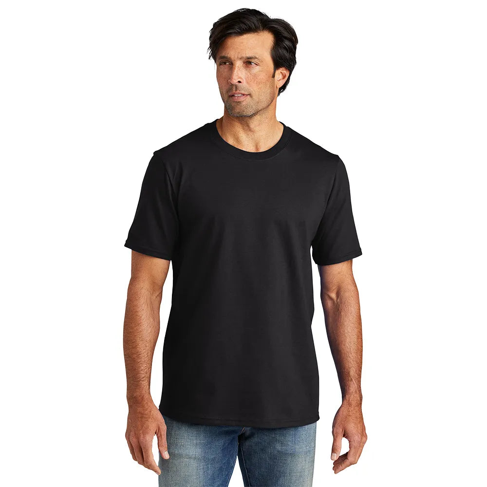 Volunteer Knitwear Chore Tee Decorated - Grey Steel, Sand Dune White, Strong Navy Blue