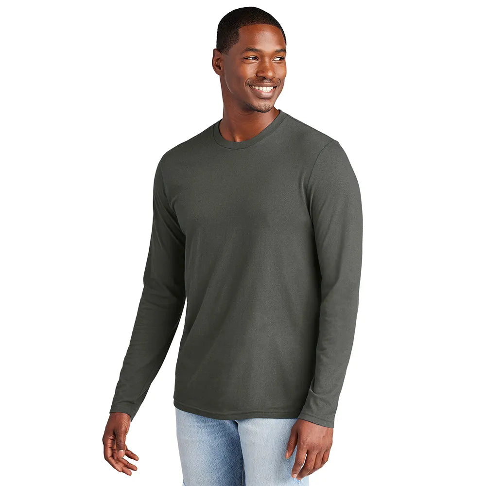 District Very Important Tee Long Sleeve Decorated - Deepest Grey