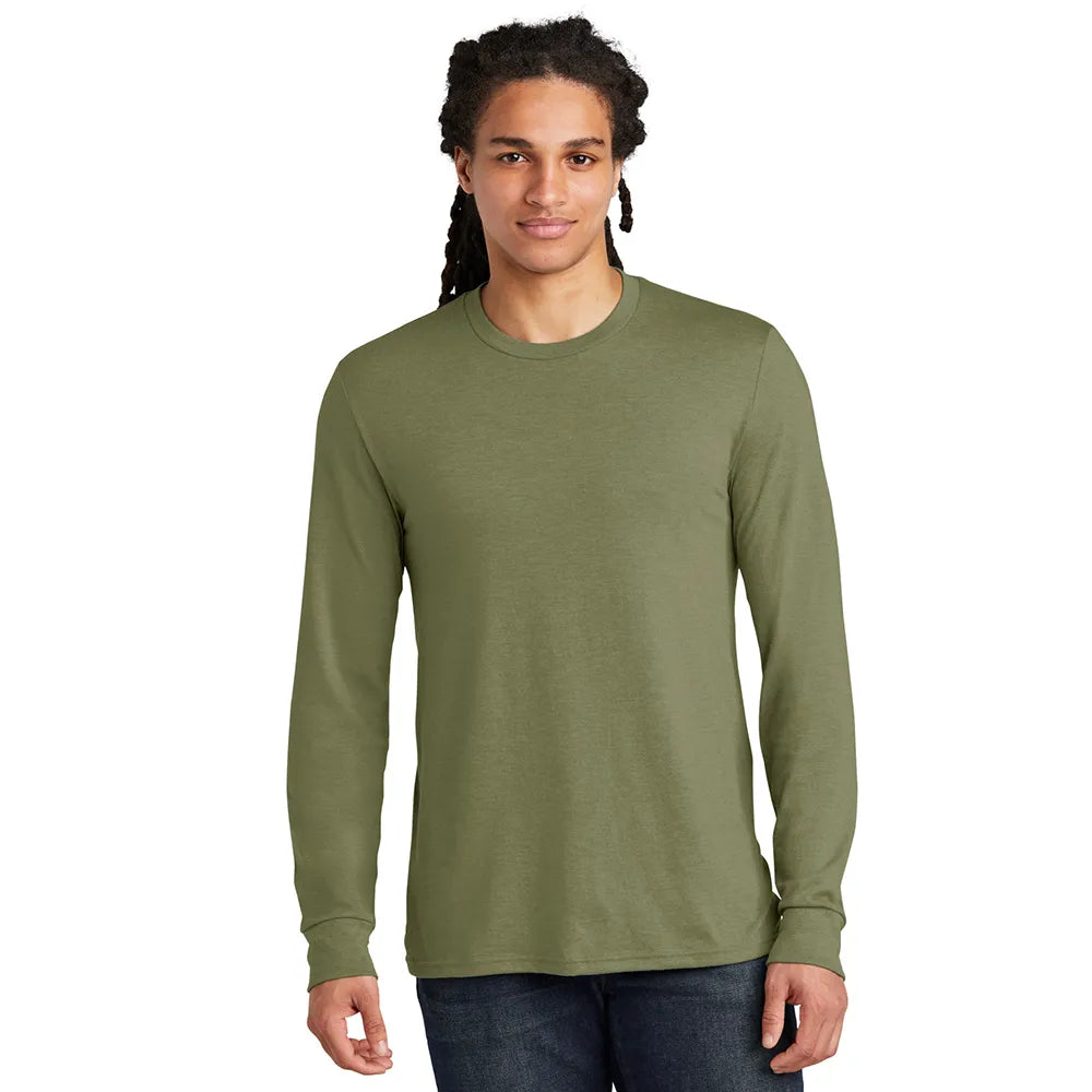 District Perfect Tri Long Sleeve Tee Decorated