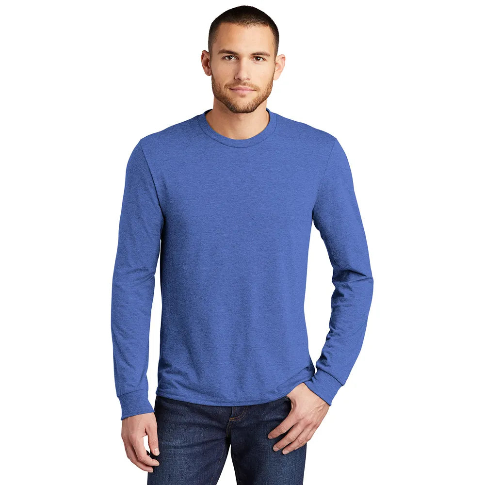 District Perfect Tri Long Sleeve Tee Decorated