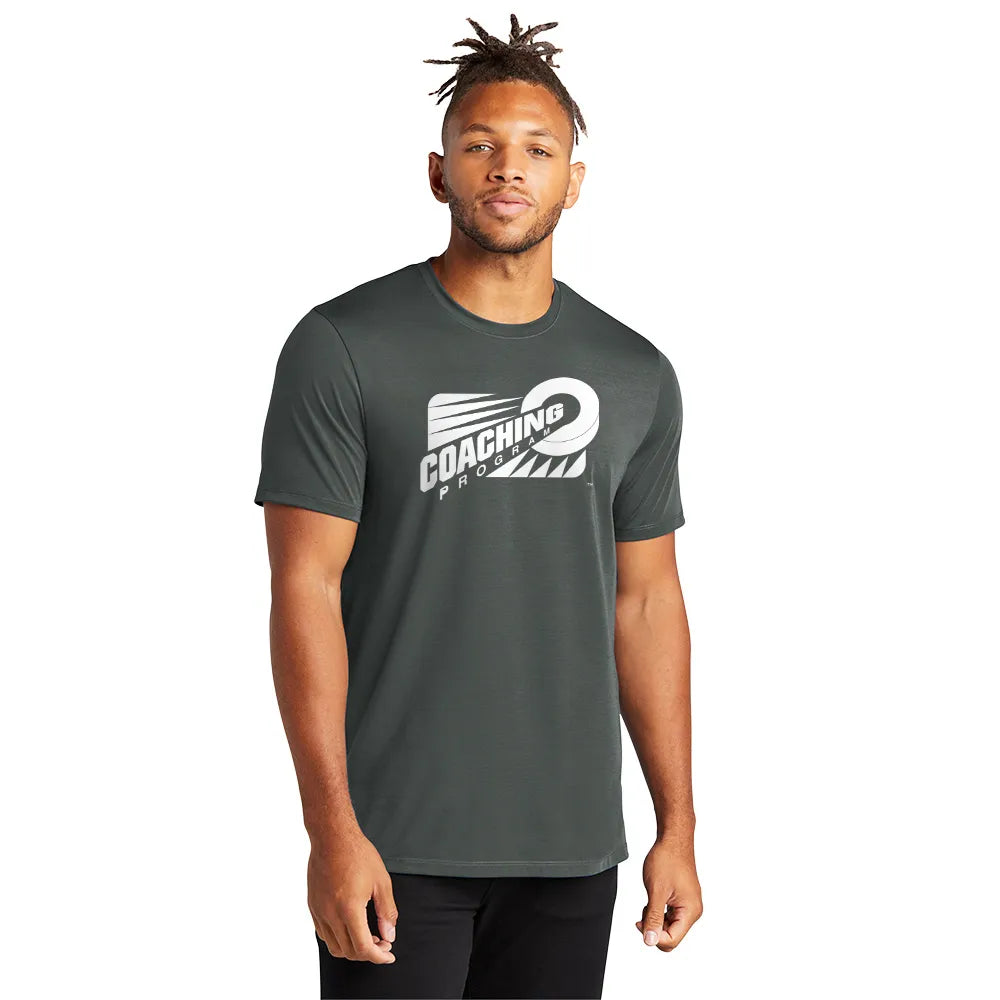 MERCER+METTLE Stretch Jersey Crew Decorated - Anchor Grey