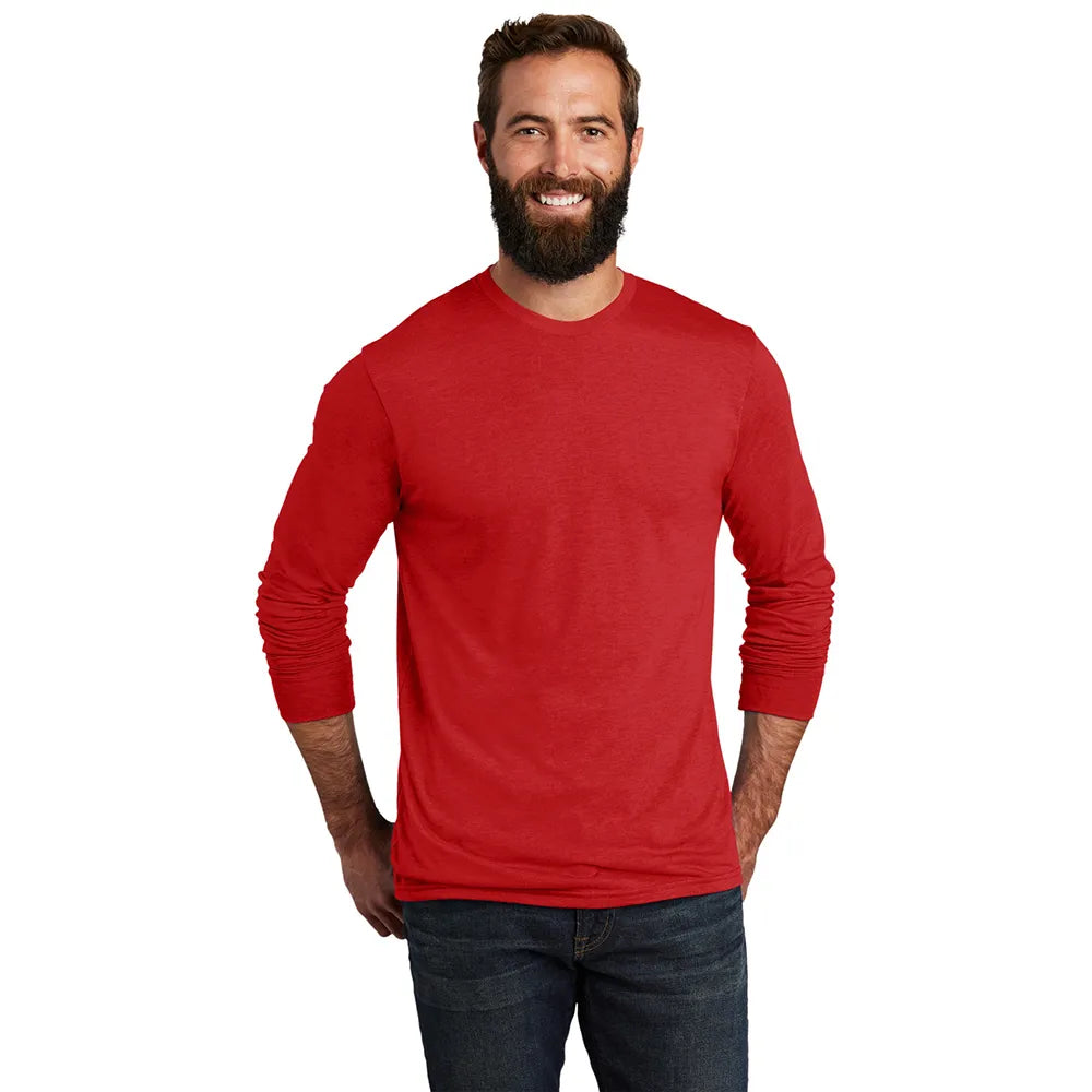 Allmade Unisex Tri-Blend Long Sleeve Tee Decorated - Rise Up Red