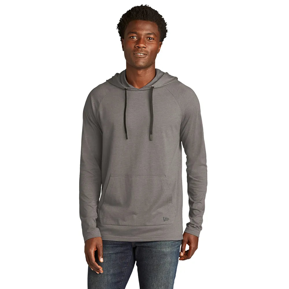 New Era Tri-Blend Hoodie Decorated - Shadow Grey