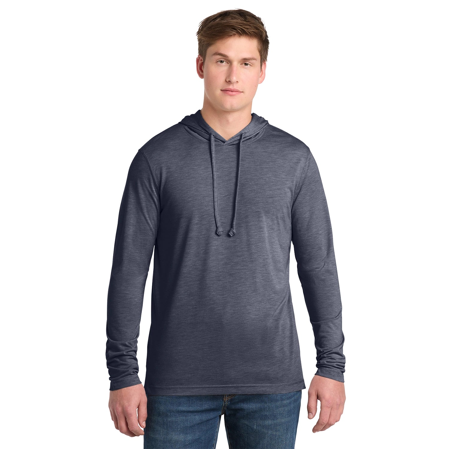 SportTek Decorated PosiCharge TriBlend Wicking Long Sleeve Hoodie