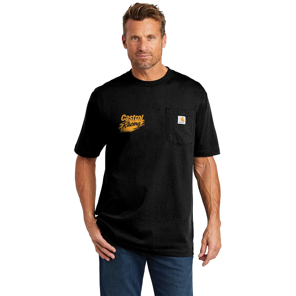 Carhartt Workwear Pocket Short Sleeve T-Shirt Decorated - Black