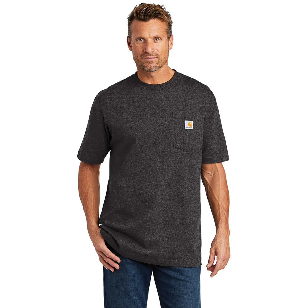 Carhartt Workwear Pocket Short Sleeve T-Shirt Decorated - Carbon Grey Heather