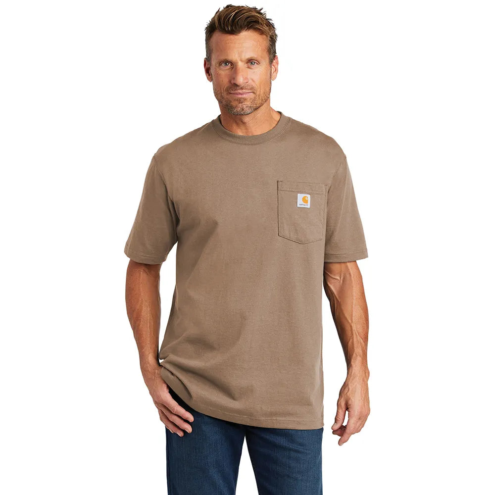 Carhartt Workwear Pocket Short Sleeve T-Shirt Decorated - Desert Brown