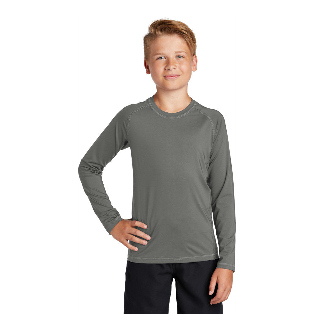 Sport-Tek Sport-Tek Youth Long Sleeve Rashguard Tee - True Red (PMS 200C)