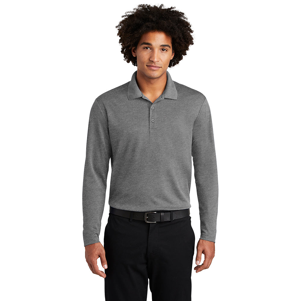 Sport-Tek PosiCharge RacerMesh Long Sleeve Embroidered Polo