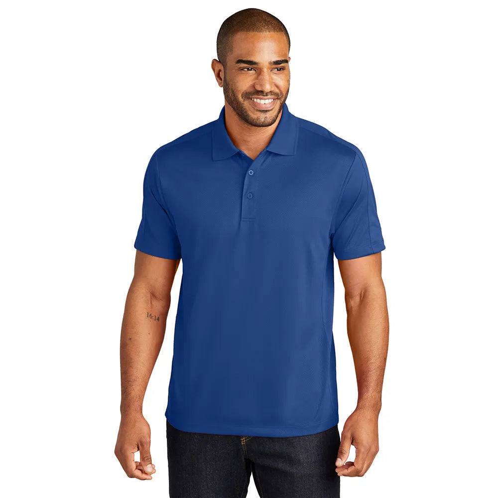 Port Authority Diamond Jacquard Embroidered Polo