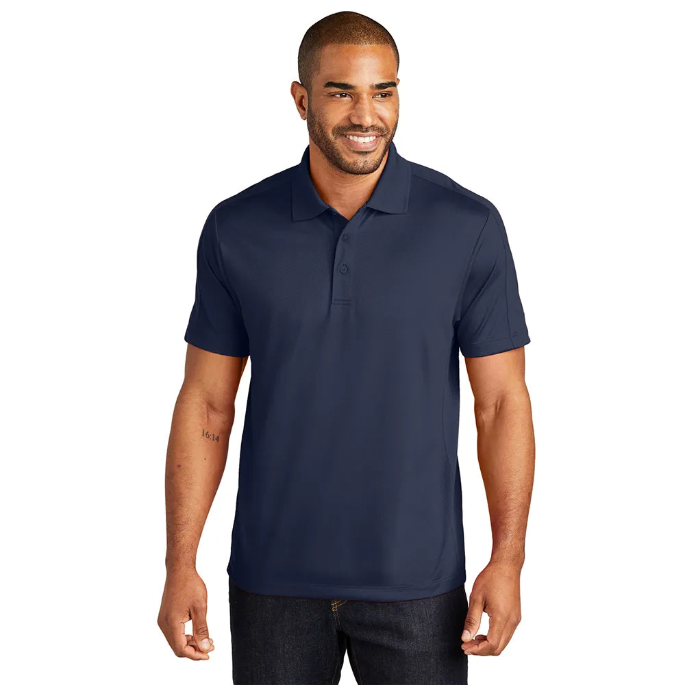 Port Authority Diamond Jacquard Embroidered Polo