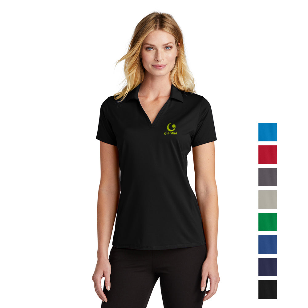 Port Authority Women's Performance Staff Embroidered Polo - Black