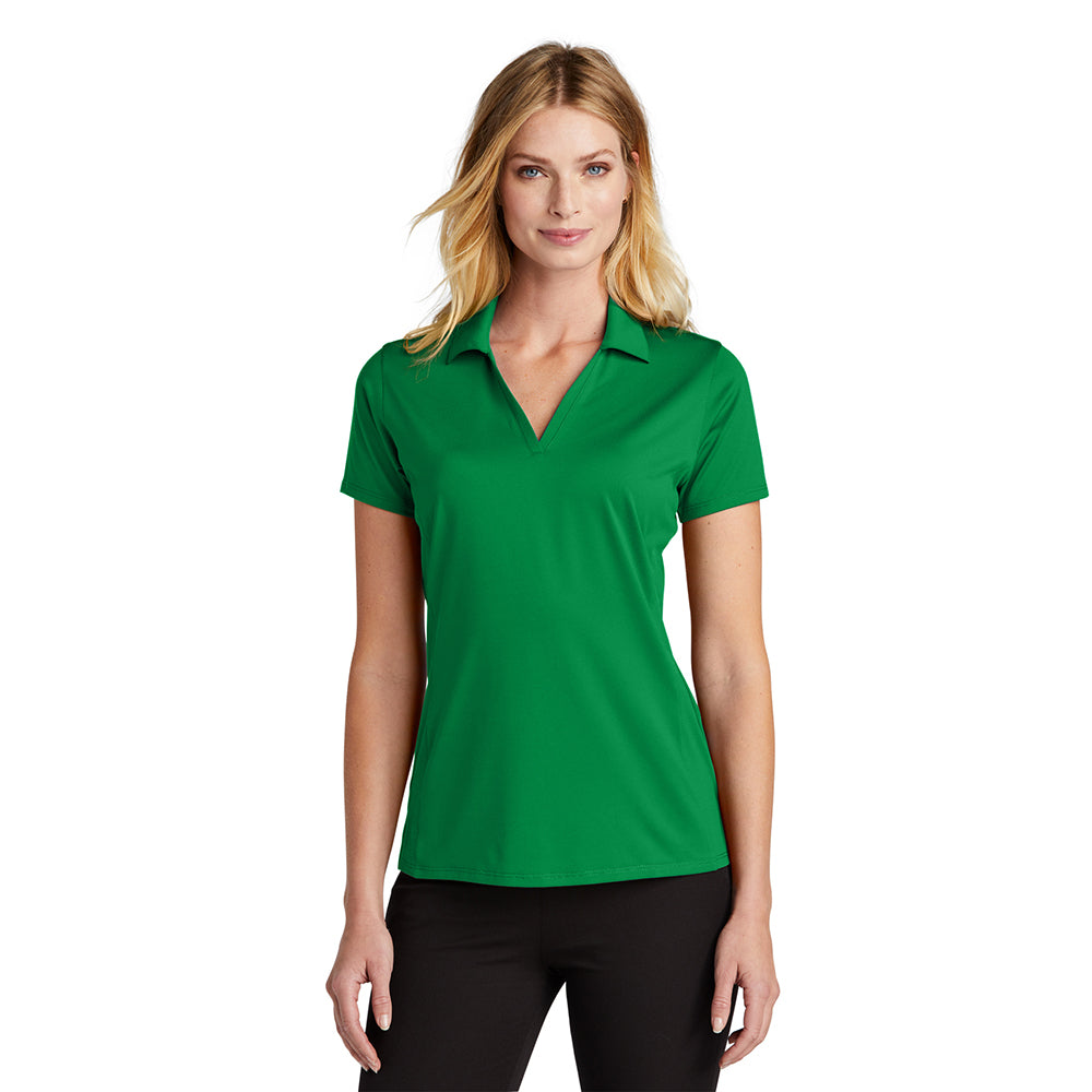 Port Authority Women's Performance Staff Embroidered Polo - True Blue (PMS 654C)