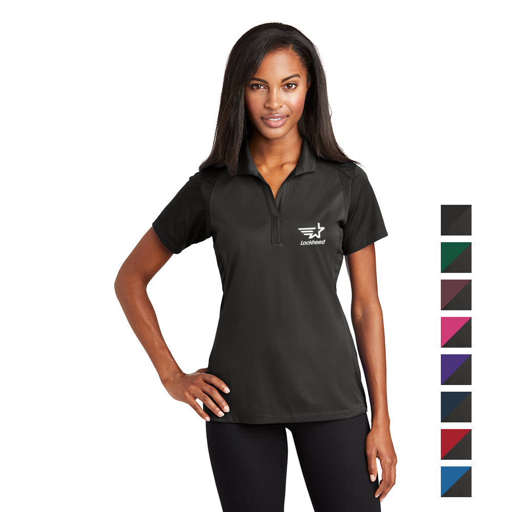 Sport-Tek Women's Colorblock Micropique Sport-Wick Embroidered Polo