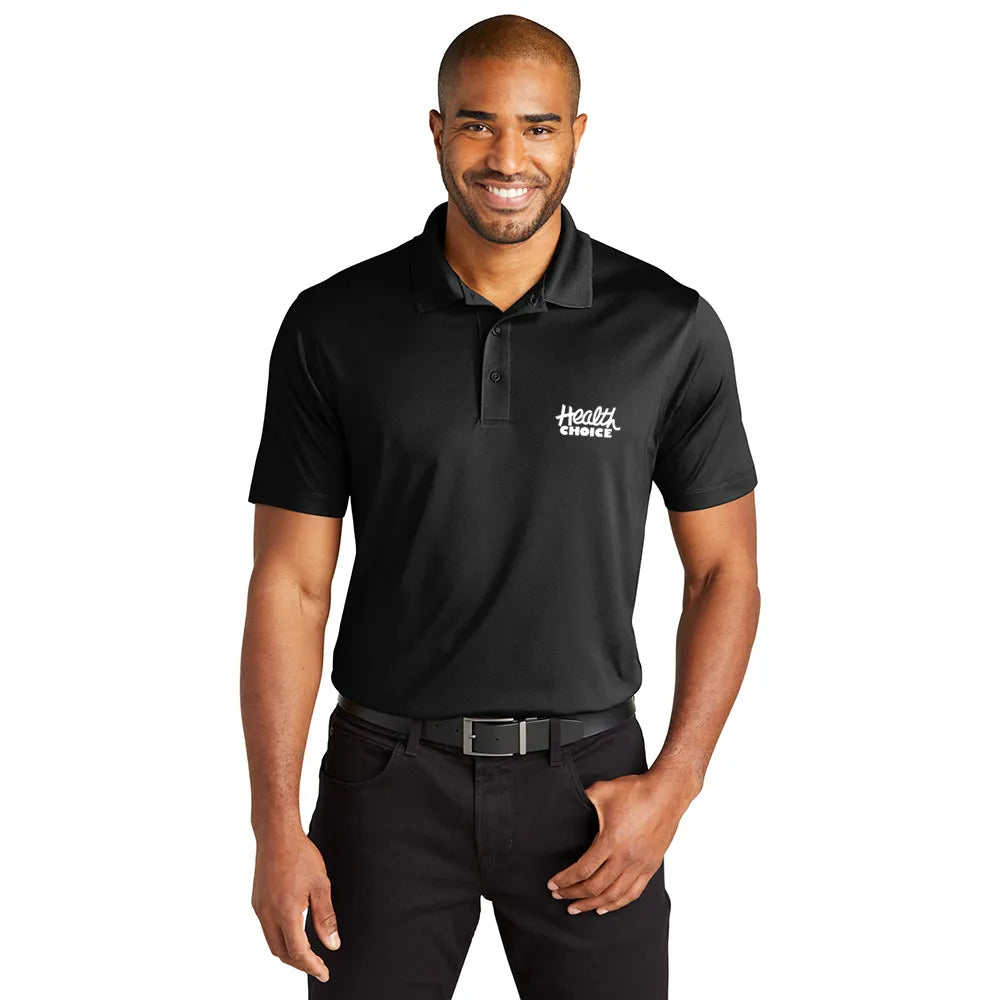 Port Authority C-FREE Performance Embroidered Polo - Deep Black