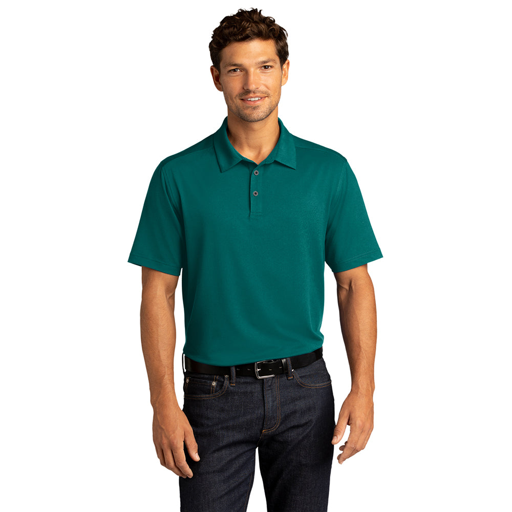Port Authority City Stretch Embroidered Polo