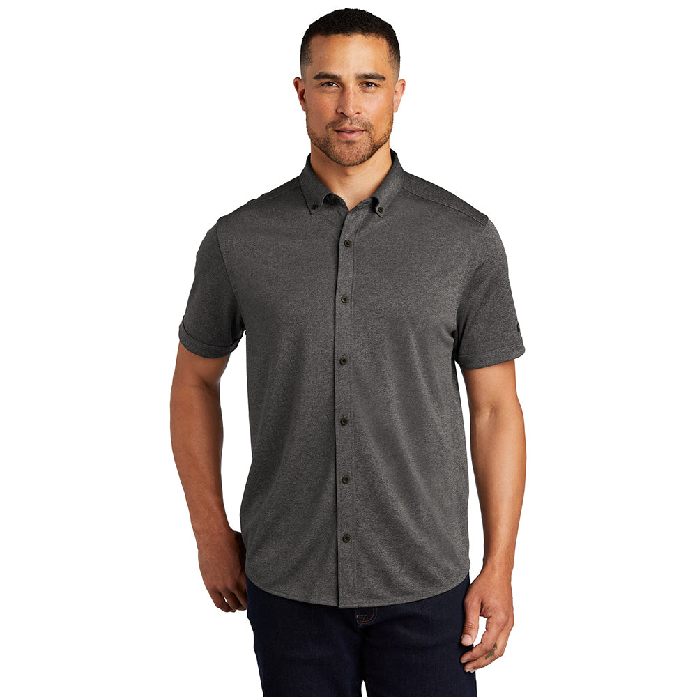 OGIO Gravitate Full-Button Embroidered Polo