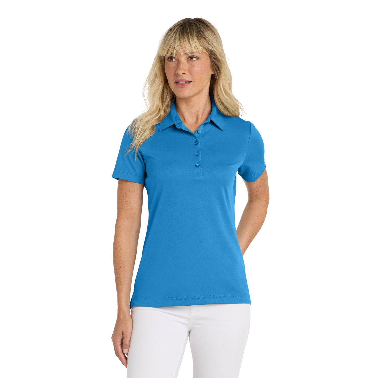 TravisMathew Women's Oceanside Embroidered Solid Polo