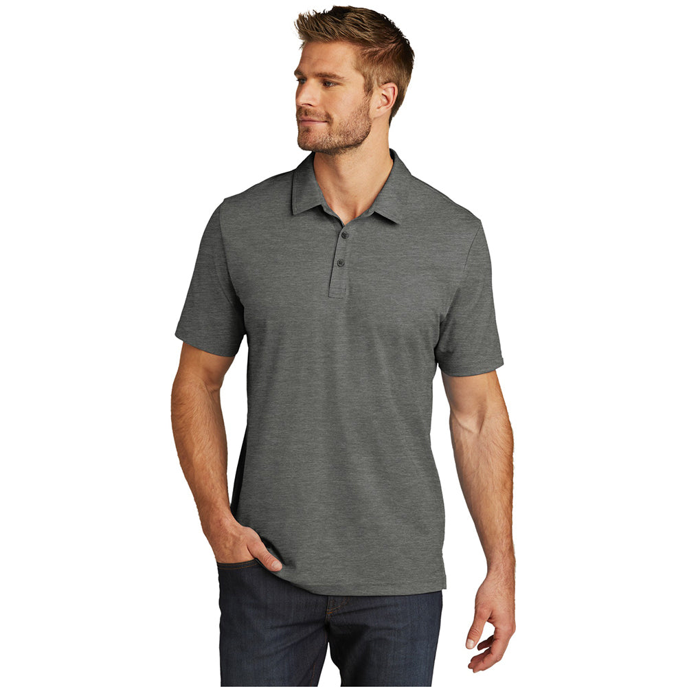 TravisMathew Oceanside Heather Embroidered Polo