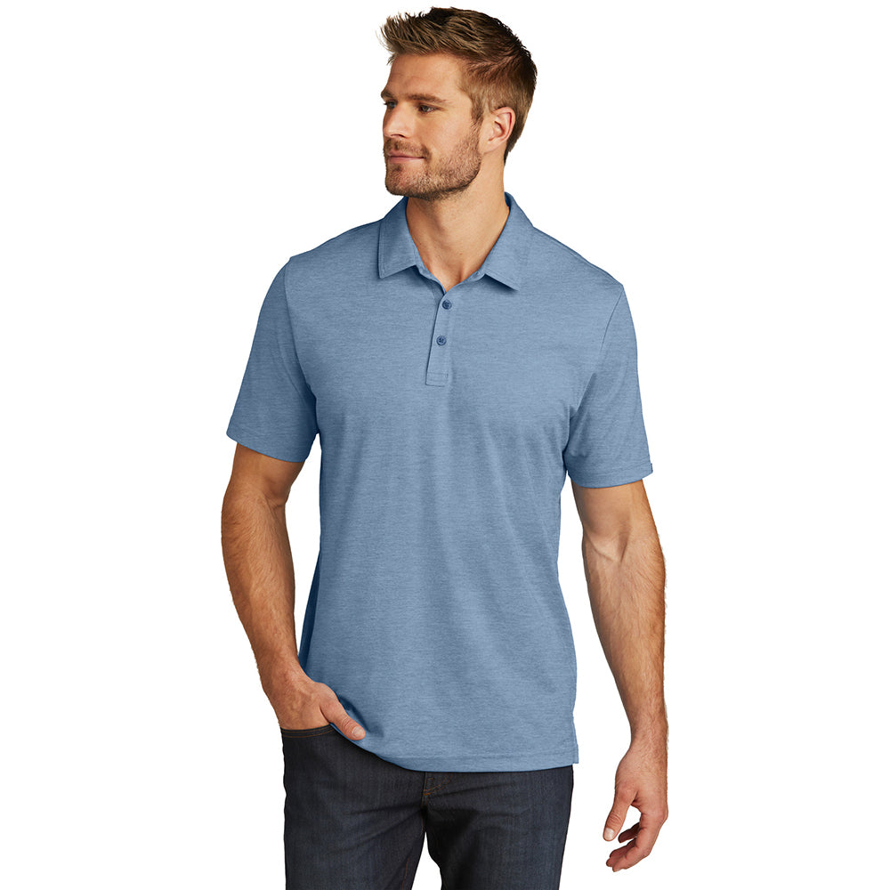 TravisMathew Oceanside Heather Embroidered Polo