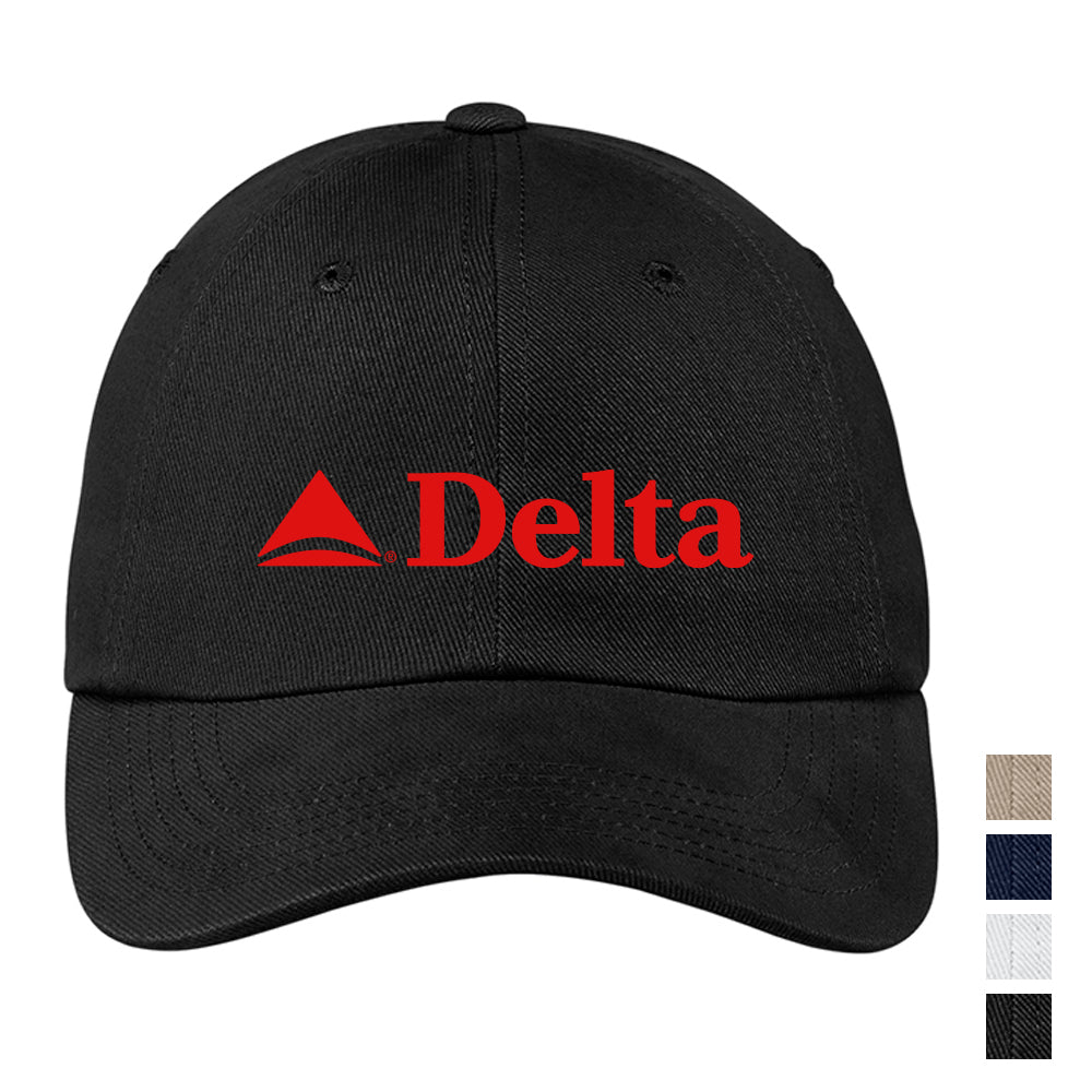 Port Authority Brushed Twill Embroidered Cap - Black