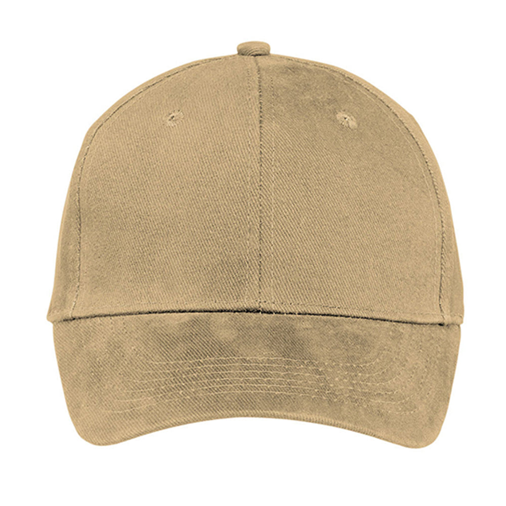 Port & Company - Brushed Twill Embroidered Cap - Khaki Beige