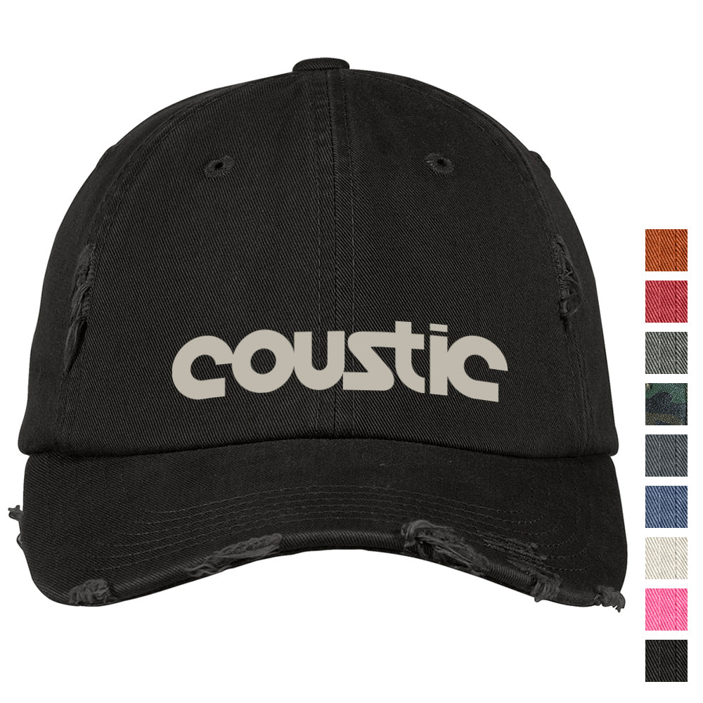 District Distressed Embroidered Cap