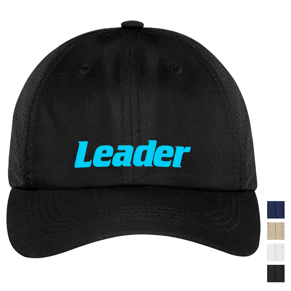 Port Authority Perforated Embroidered Cap - White