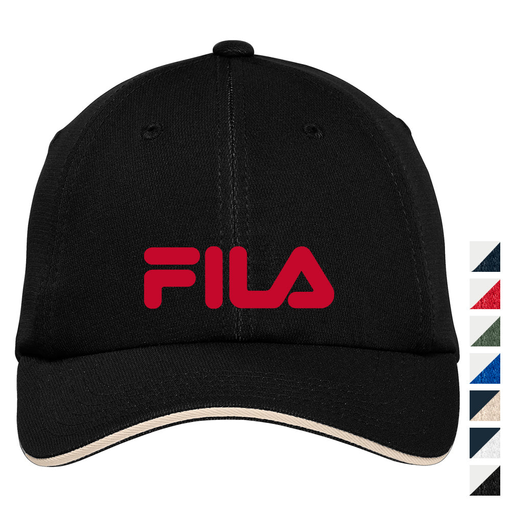 Port Authority Dry Zone Embroidered Cap - Stone Beige/Classic Navy Blue